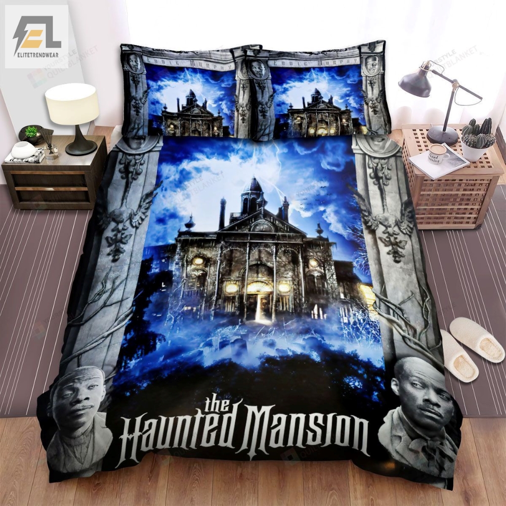 The Haunted Mansion 2003 Movie Poster Ver 4 Bed Sheets Spread Comforter Duvet Cover Bedding Sets 