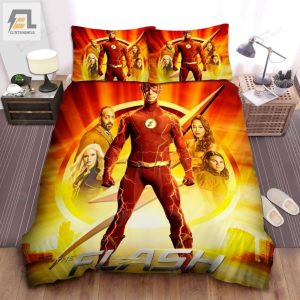 The Flash T.V Series Poster Bed Sheets Duvet Cover Bedding Sets elitetrendwear 1 1
