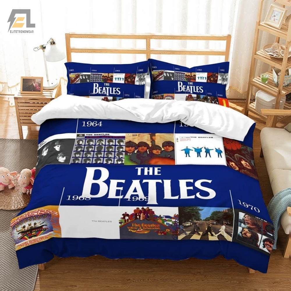 The Beatles Duvet Cover Bedding Set 