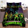 Teenage Mutant Ninja Turtles The Movie 1990 Movie Poster Fanart Bed Sheets Spread Duvet Cover Bedding Sets elitetrendwear 1