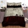 Stranger Things The Party Silhouettes Reflection Upside Down World Art Bed Sheets Duvet Cover Bedding Sets elitetrendwear 1
