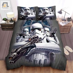 Star Wars Stormtroopers 3D Digital Painting Bed Sheets Duvet Cover Bedding Sets elitetrendwear 1 1