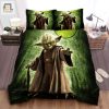 Star Wars Cool Master Yoda Portrait Bed Sheets Duvet Cover Bedding Sets elitetrendwear 1
