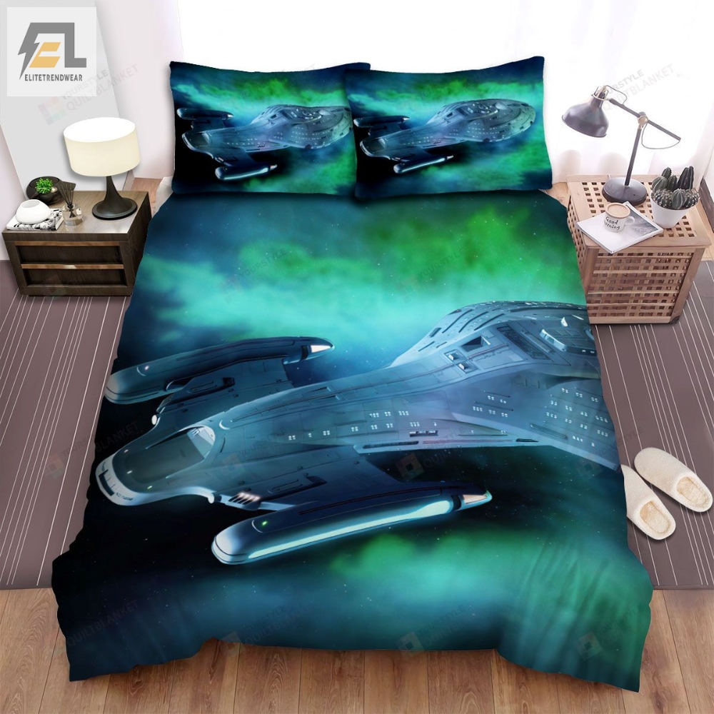 Star Trek Voyager Movie Art 1 Bed Sheets Spread Comforter Duvet Cover Bedding Sets 