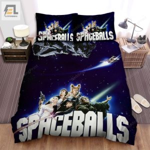 Spaceballs 1987 Movie Galaxy Sky Bed Sheets Duvet Cover Bedding Sets elitetrendwear 1 1