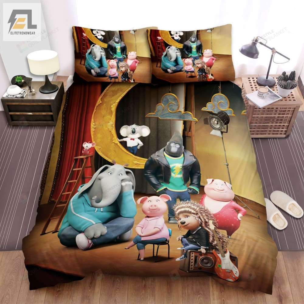 Sing 2 Movie Poster 2 Bed Sheets Duvet Cover Bedding Sets 