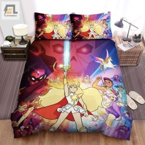 Shera And The Princesses Of Power Power Of Shera Bed Sheets Spread Duvet Cover Bedding Sets elitetrendwear 1 1
