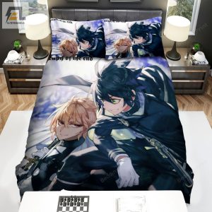 Seraph Of The End Yuichiro Mikaela Poster Bed Sheets Spread Duvet Cover Bedding Sets elitetrendwear 1 1