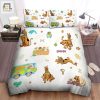 Scooby Doo Movies The Mystery Machine Bed Sheets Spread Comforter Duvet Cover Bedding Setstomb elitetrendwear 1