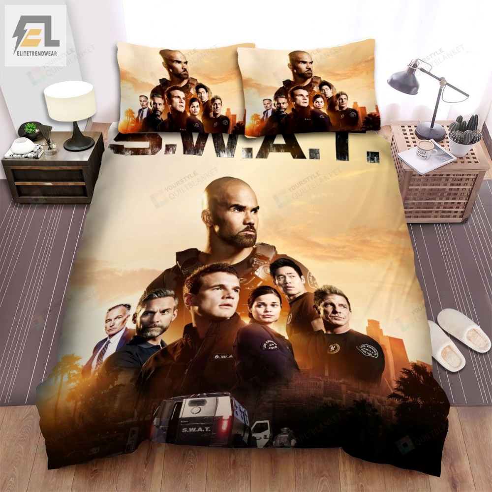 S.W.A.T. 2017 Movie Poster Ver 3 Bed Sheets Spread Comforter Duvet Cover Bedding Sets 