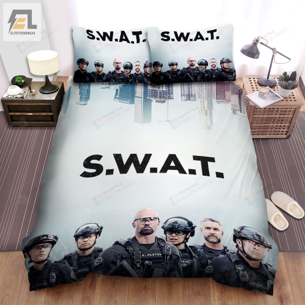S.W.A.T. 2017 Movie Poster Ver 1 Bed Sheets Spread Comforter Duvet Cover Bedding Sets 