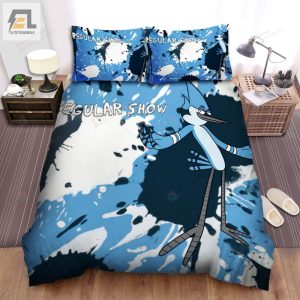 Regular Show Mordecai Solo Digital Art Bed Sheets Spread Duvet Cover Bedding Sets elitetrendwear 1 1