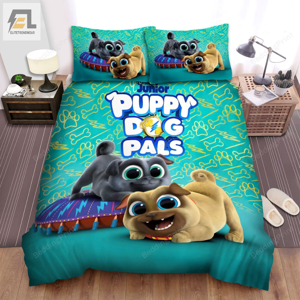 Puppy Dog Pals Season 1 Poster Bed Sheets Spread Duvet Cover Bedding Sets 