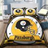 Pittsburgh Steelers Bedding Set Sleepy Duvet Cover Pillow Cases elitetrendwear 1