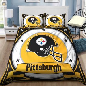 Pittsburgh Steelers Bedding Set Sleepy Duvet Cover Pillow Cases elitetrendwear 1 1