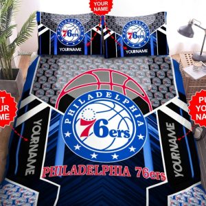 Philadelphia 76Ers Bedding Set Custom Name Philadelphia 76Ers Duvet Covers 76Ers Nba Bedding Nba Bedding Set76ers Nba Fans Gift Hc Cb71 elitetrendwear 1 1