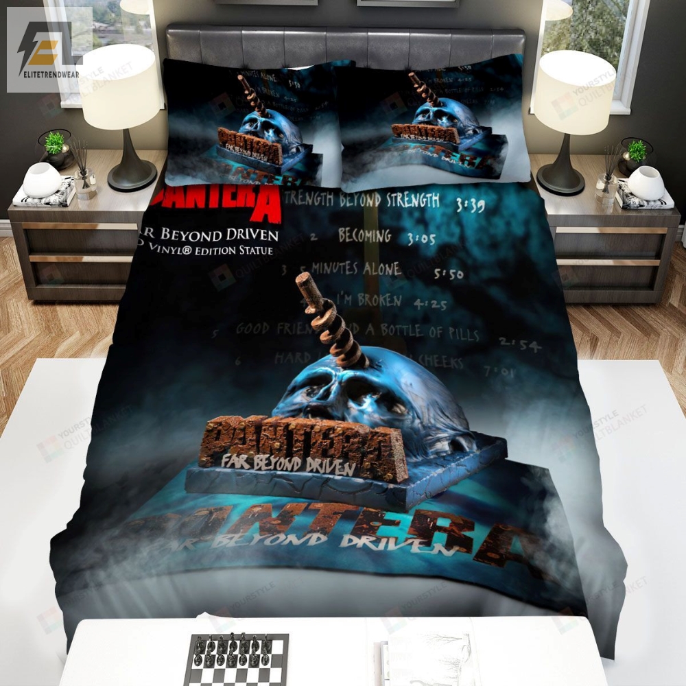 Pantera Far Beyond Driven Album Bed Sheets Spread Comforter Duvet Cover Bedding Sets 