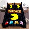 Pacman The Four Colored Ghosts And The Maze Bed Sheets Duvet Cover Bedding Sets elitetrendwear 1