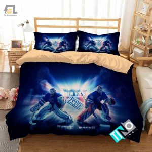 Nhl New York Rangers 3 Logo 3D Personalized Customizedbedding Sets Duvet Cover Bedroom Set Bedset Bedlinen N elitetrendwear 1 1