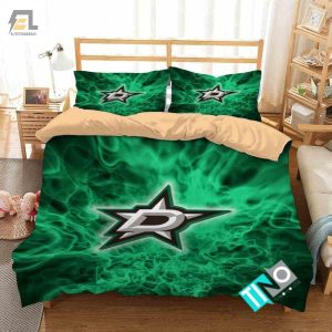 Nhl Dallas Stars 2 Logo 3D Personalized Customized Beddingsets Duvet Cover Bedroom Set Bedset Bedlinen V elitetrendwear 1 1