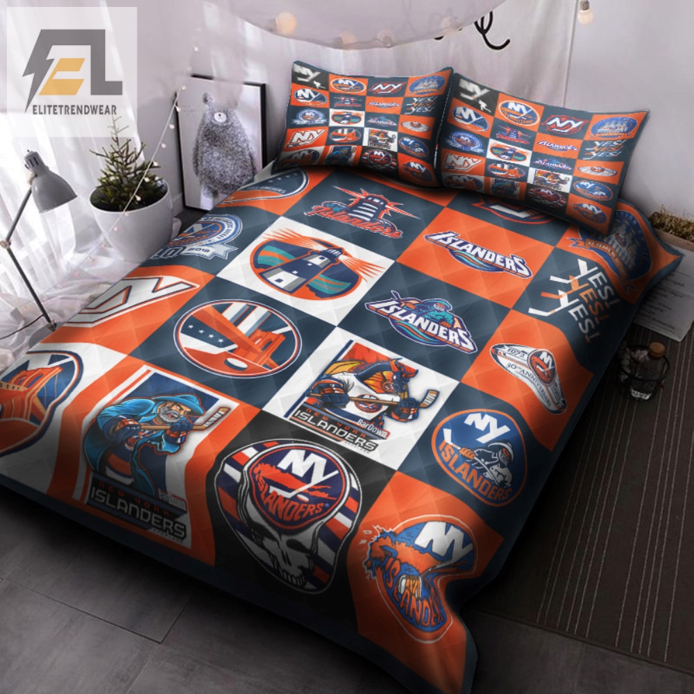 New York Islanders Quilt Bed Set 