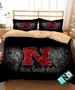 Ncaa Nebraska Cornhuskers Logo 3D Printed Duvet Cover Bedding Set elitetrendwear 1 1
