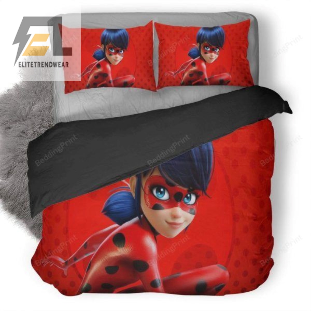 Miraculous Tales Of Ladybug And Cat Noir Duvet Cover Bedding Set 