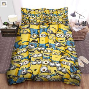 Minion In Despicable Me Full Of Minions Bed Sheets Duvet Cover Bedding Sets elitetrendwear 1 1
