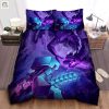 Minecraft Warrior Vs The Purple Dragon Bed Sheets Spread Duvet Cover Bedding Sets elitetrendwear 1