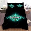 Minecraft Turquoise Logo Bed Sheets Spread Duvet Cover Bedding Sets elitetrendwear 1