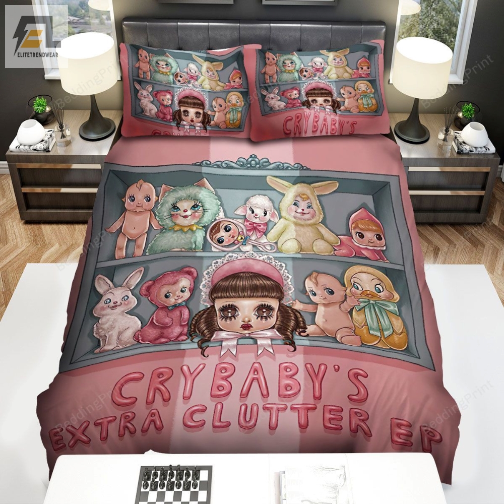 Melanie Martinez Cry Baby Extra Clutter Ep Album Cover Bed Sheets Duvet Cover Bedding Sets 