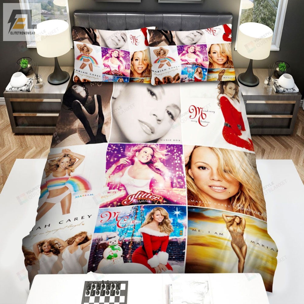 Mariah Carey Albums Bed Sheets Spread Comforter Duvet Cover Bedding Sets 