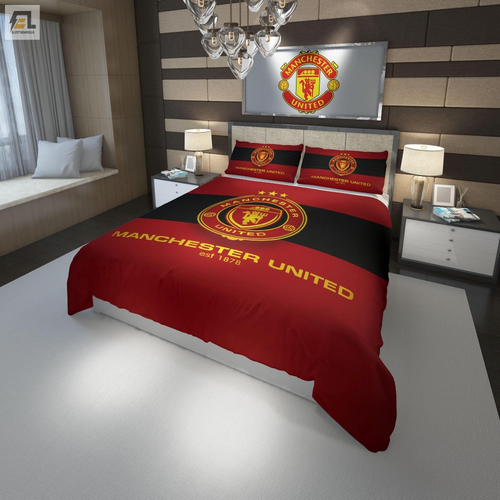 Manchester United Fc Football Club 4 Duvet Cover Beddingset 