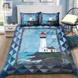 Limited Edition Lighthouse By The Sea Bedding Set Duvet Cover Pillow Cases elitetrendwear 1 1