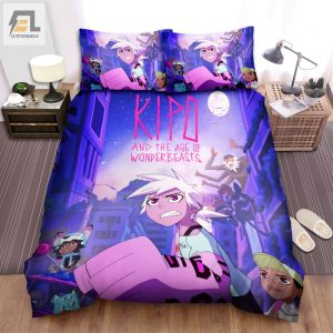 Kipo And The Age Of Wonderbeasts Main Characters Poster Bed Sheets Spread Duvet Cover Bedding Sets elitetrendwear 1 1