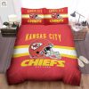 Kansas City Chiefs Nfl Team Duvet Cover Quilt Cover Pillowcase Bedding Set elitetrendwear 1