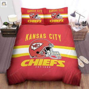 Kansas City Chiefs Nfl Team Duvet Cover Quilt Cover Pillowcase Bedding Set elitetrendwear 1 1