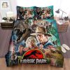 Jurassic Park Movie Poster Ix Bed Sheets Duvet Cover Bedding Sets elitetrendwear 1
