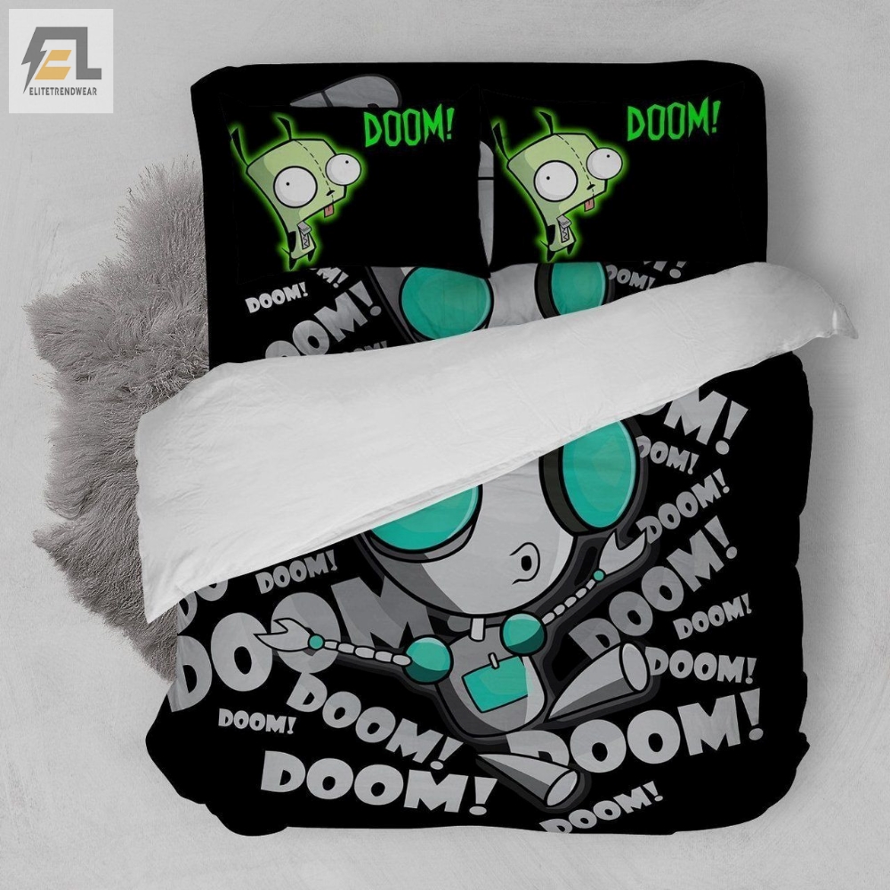 Invader Zim Doom Custom Bedding Set Duvet Cover  Pillowcases 
