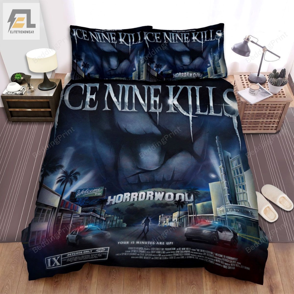Ice Nine Kills Band Horrowood Bed Sheets Duvet Cover Bedding Sets 