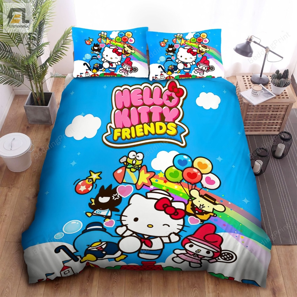 Hello Kitty And Friends Bed Sheets Duvet Cover Bedding Sets 