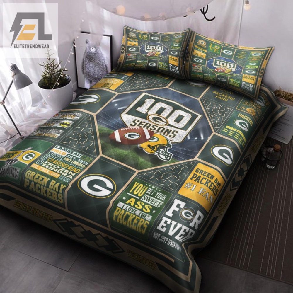 Green Bay Packers V4 Bedding Set 