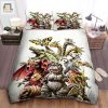 Godzilla And The Kaiju Drawing Bed Sheets Duvet Cover Bedding Sets elitetrendwear 1