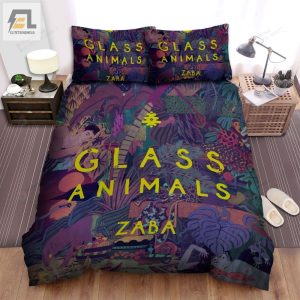 Glass Animals Zaba Album Cover Bed Sheets Spread Comforter Duvet Cover Bedding Sets elitetrendwear 1 1