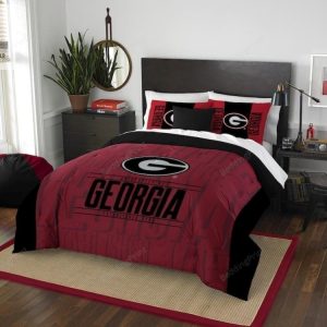 Georgia Bulldogs Bedding Set Duvet Cover Pillow Cases elitetrendwear 1 1