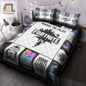 Fortnite Poster Quilt Bed Set elitetrendwear 1 1