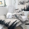 Foggy Forest Bed Sheets Duvet Cover Bedding Sets elitetrendwear 1