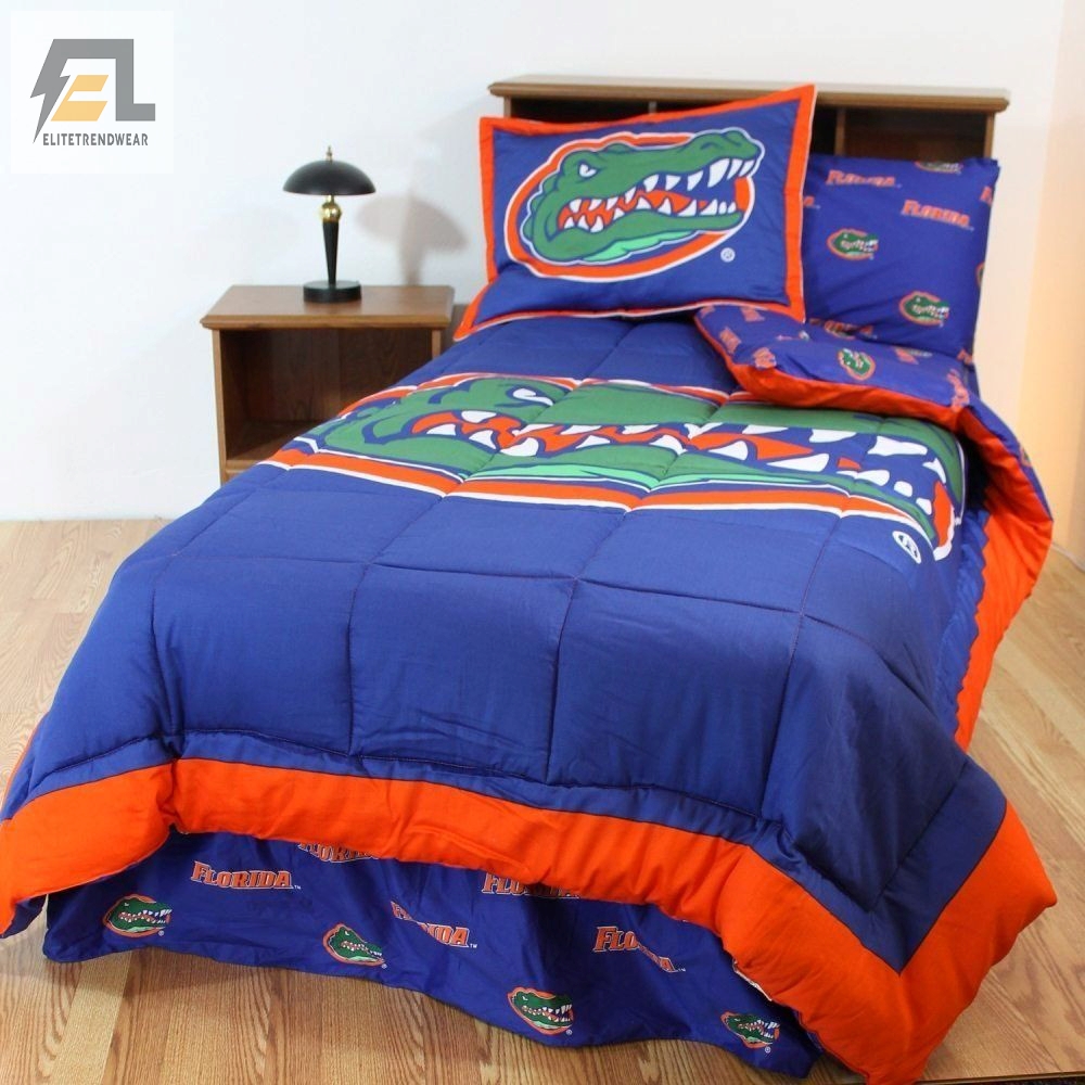 Florida Gators 1 Bedding Set Duvet Cover Pillow Cases 