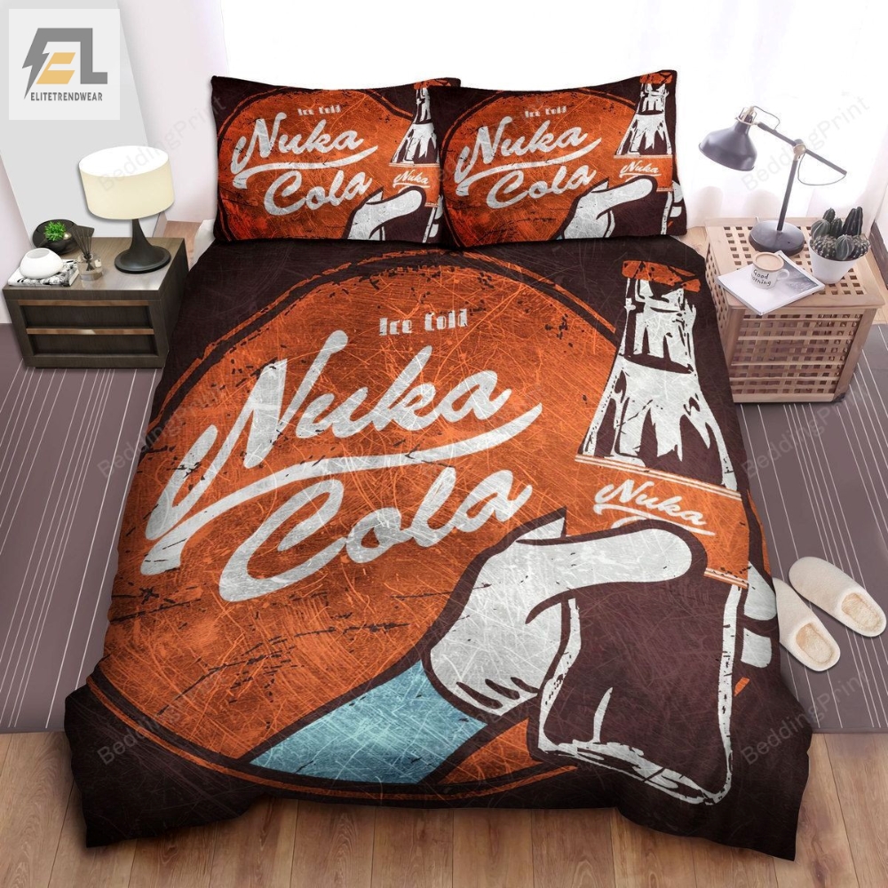 Fallout Ice Cold Nuka Cold Bed Sheets Duvet Cover Bedding Sets 