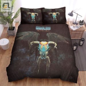 Eagles One Of These Nights Album Art Cover Bed Sheets Spread Comforter Duvet Cover Bedding Sets elitetrendwear 1 1